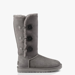 Ugg Bailey Button Triplet II Klassiska Stövlar Dam Grå (317208RQK)